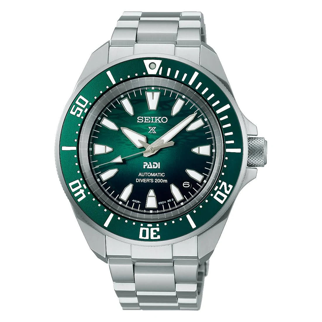 Prospex Diver SS Automatic Green Dial PADI SE – Jack Lewis Jewelers