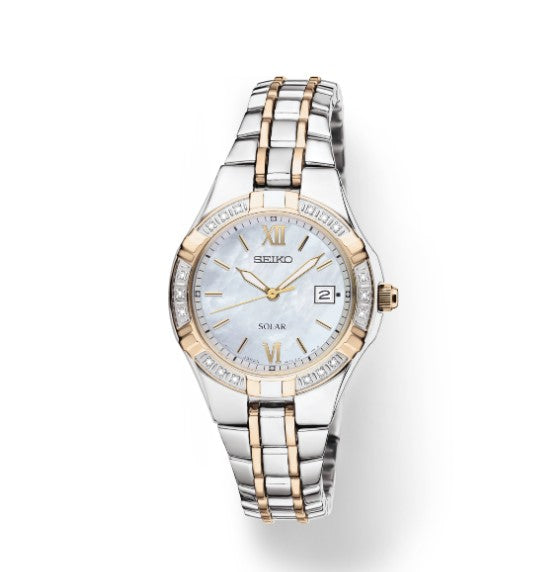 Diamonds SS TT Solar Mother of Pearl Dial – Jack Lewis Jewelers