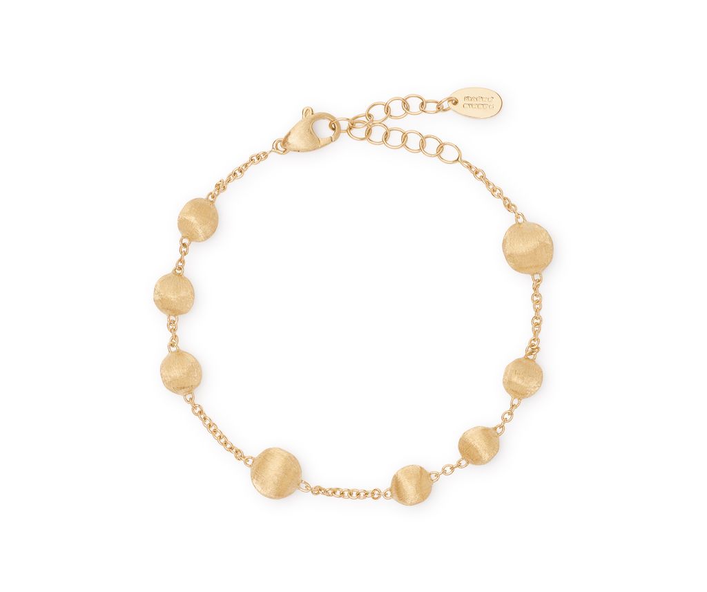 18K YG Africa Gold Bead Bracelet by Marco Bicego