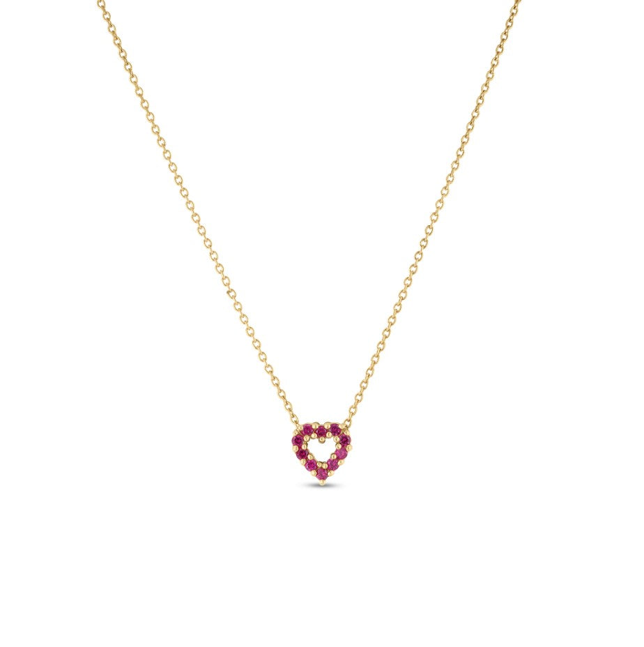 18K YG 0.10cttw Dia & 0.10cttw Ruby Reversible Pendant Necklace by Roberto Coin

Tiny Treasures Collection