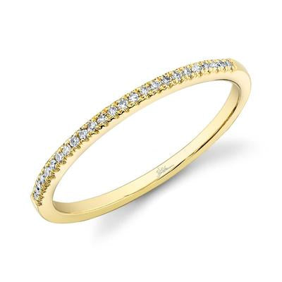 14K YG .08cttw Diamond Stackable Band by Shy Creation Main image