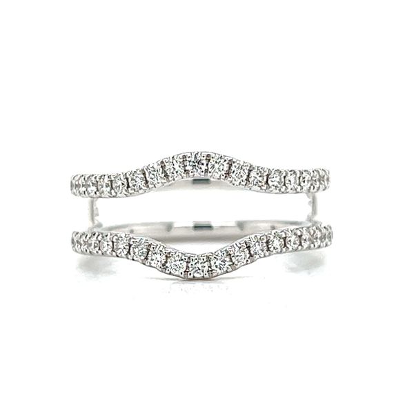 14K WG 1/2cttw Dia Curved Ring Guard by Diamonds Forever of USA Main image