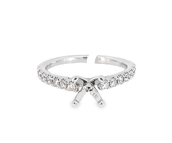 14k Wg 0.40cttw Diamond Semi-Mount by Diamonds Forever Main image