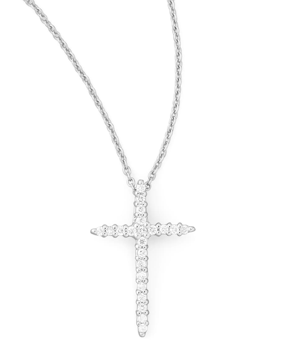18K WG TINY TREASURES SLIVER CROSS BY ROBERTO COIN Main image