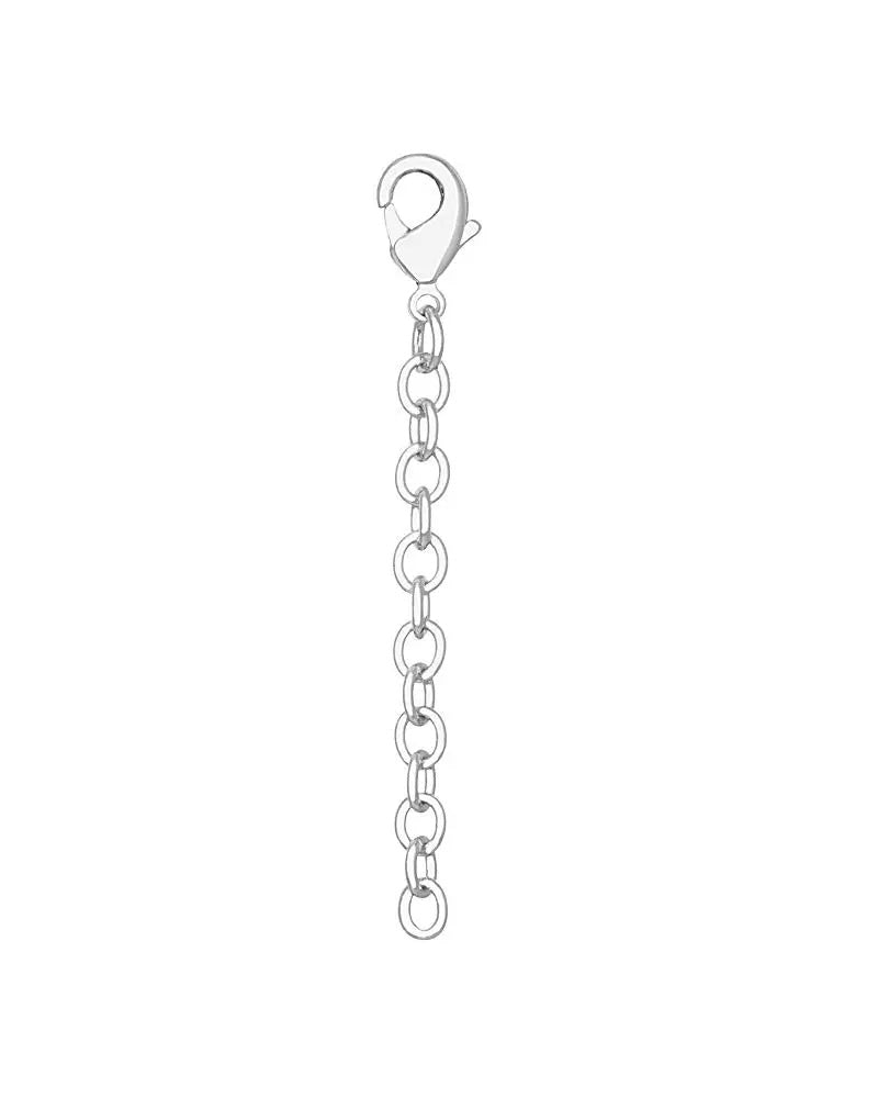 2" Rhodium Necklace Extender