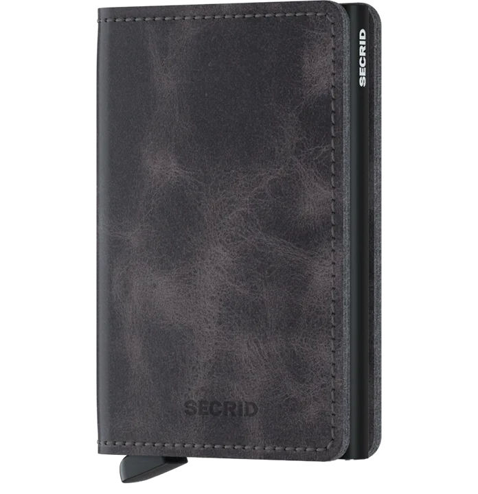 SECRID SLIMWALLET VINTAGE GREY-BLACK