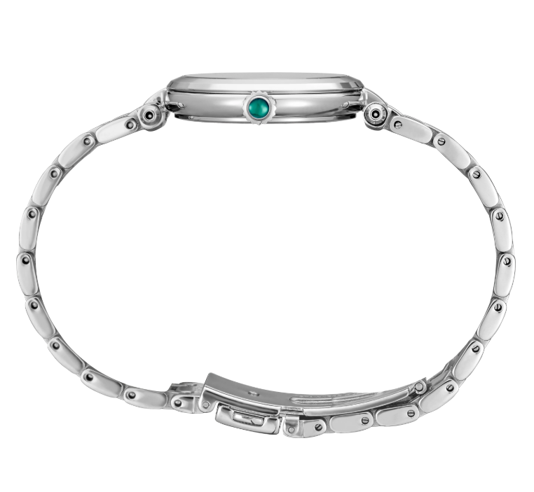 DIAMONDS SS QUARTZ GREEN DIAL MODEL NO. SRZ535