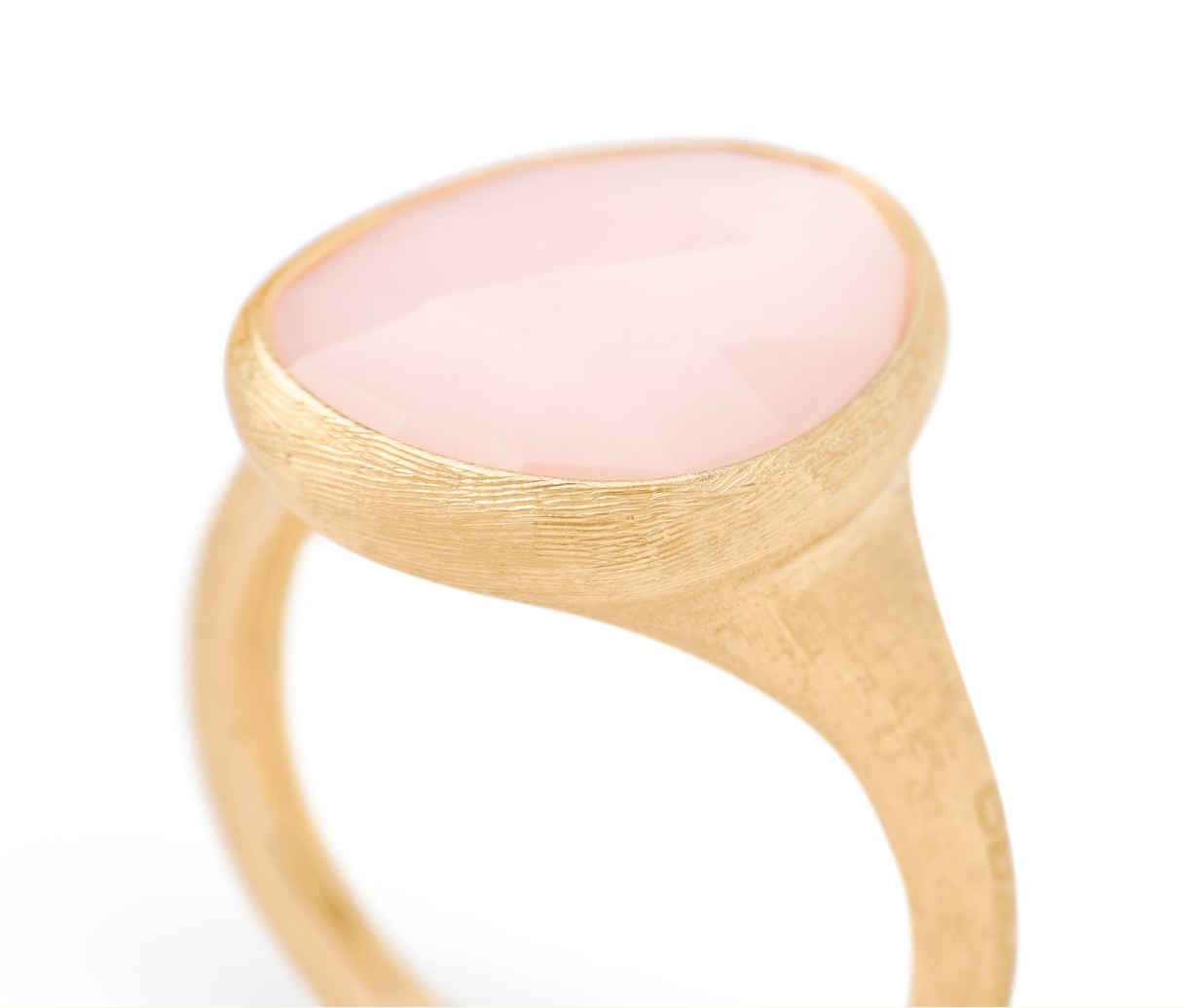18K YG Lunaria Opal Cocktail Ring by Marco Bicego Secondary image