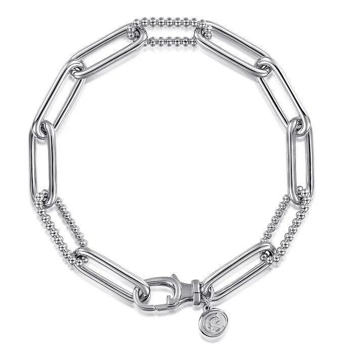 Sterling Silver Bujukan Link Chain Bracelet by Gabriel NY