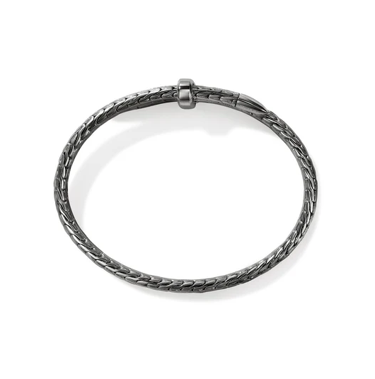 Dark Silver Spear Flex 5.5mm Bangle by John Hardy