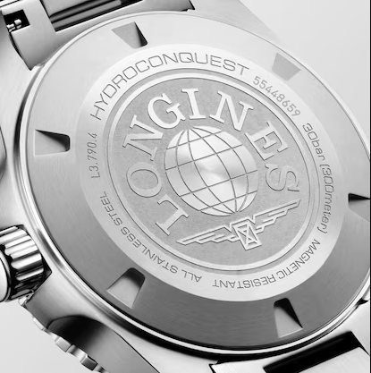 Longines HydroConquest GMT 41mm Watch with Sunray Blue Dial