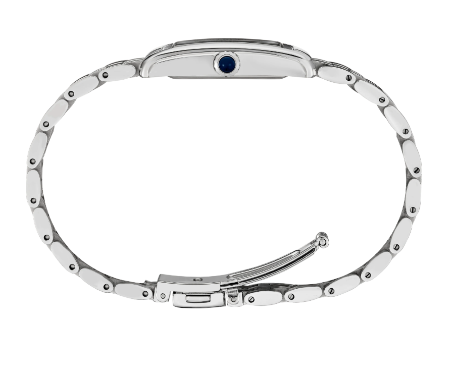 Essentials Stainless Steel Quartz Blue Dial