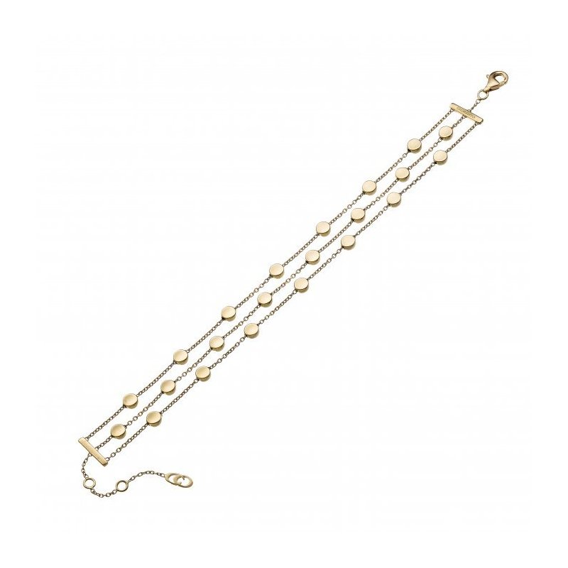 18K YG Armillas Glow 3-Strand Bracelet by Chimento