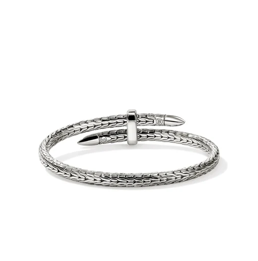 Sterling Silver Spear Flex 5.5mm Bangle by John Hardy