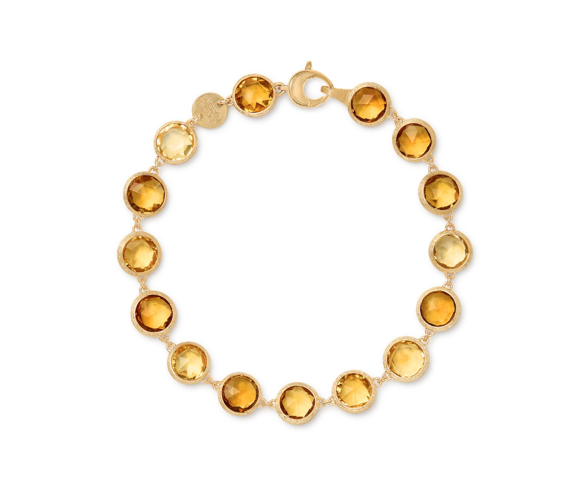 18K Yellow Gold Jaipur Bezel Set Citrine Bracelet by Marco Bicego Main image