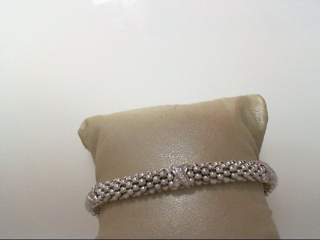 SS Diam Lux Diam Triple X 6mm Bracelet by LAGOS Sz M