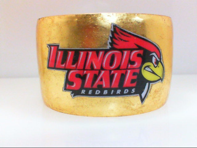 1.5" Illinois State Enameled Cuff  in Gold Main image