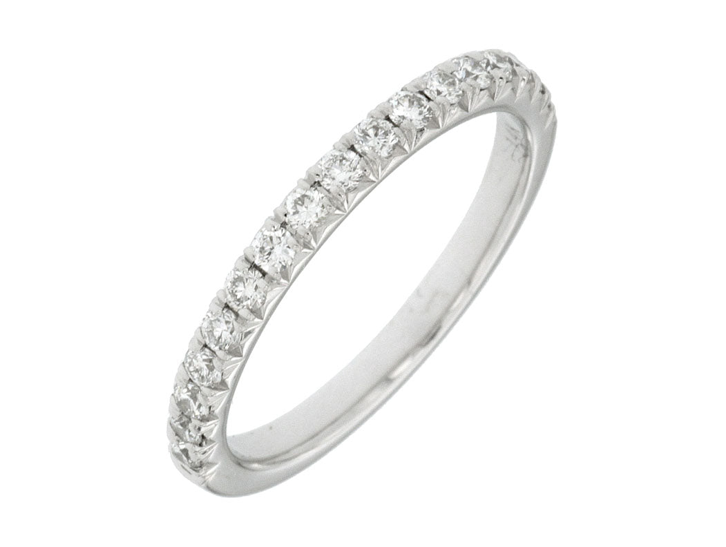 14K WG 1/3cttw Diamond Line Wedding Band Main image