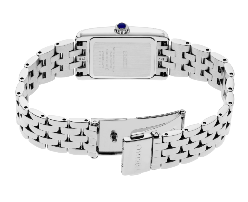 Essentials Stainless Steel Quartz Blue Dial
