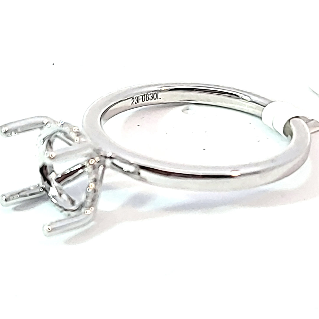 Flyerfit 14k Wg 0.06ctw Diamond Semi-Mount JID#23F0630L