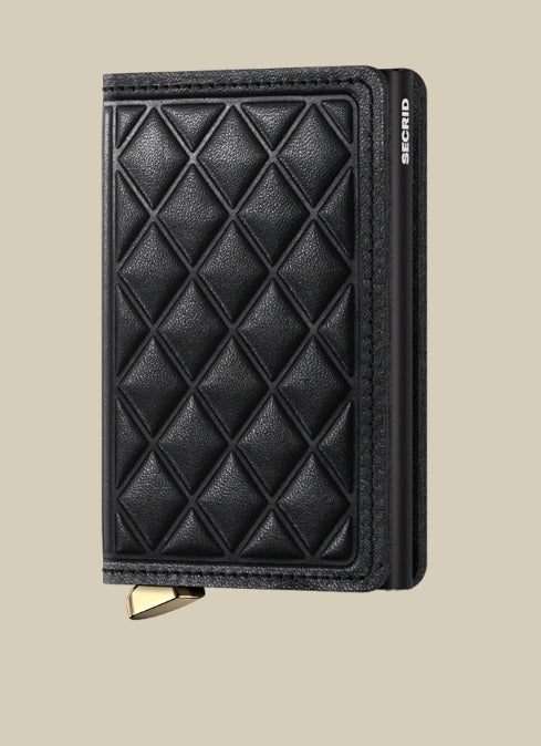 Secrid Premium Slimwallet in Emboss Diamond Black