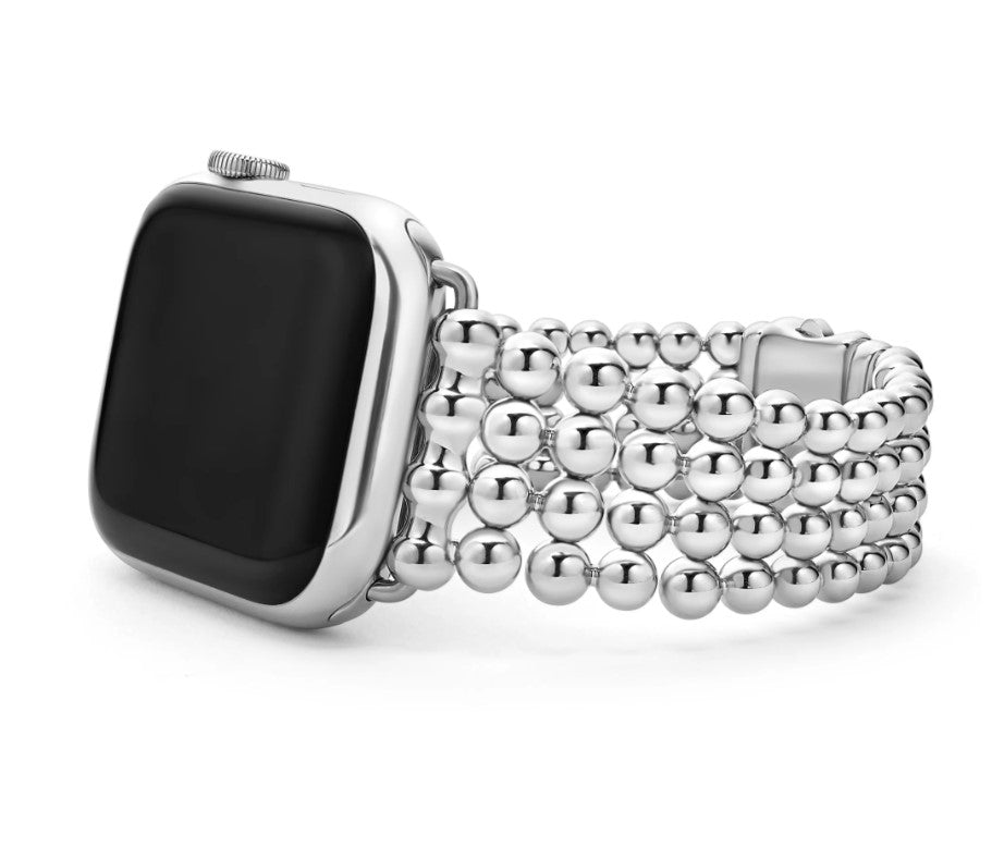 Stainless Steel Smart Caviar 38mm Taper Watch Band by Lagos