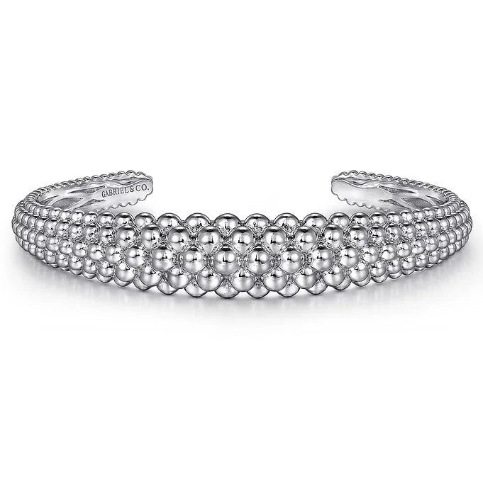 Sterling Silver Bujukan Graduated Beaded Bangle Bracelet by Gabriel NY

Serial No. S1918356
Size 6.25 Main image