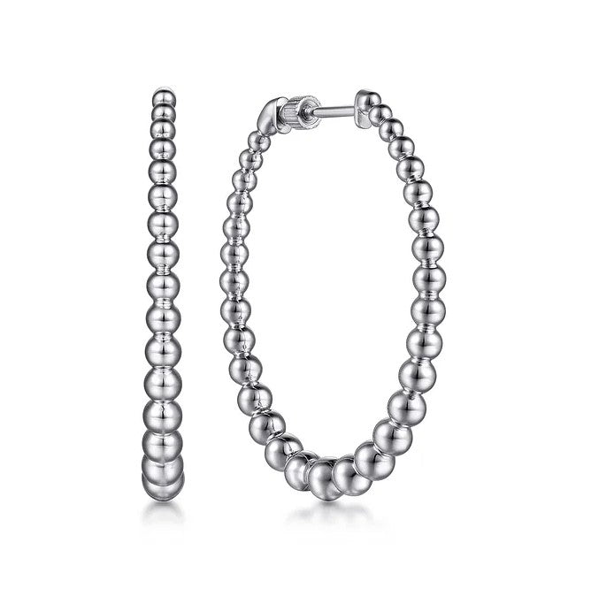 Sterling Silver Bujukan Graduated 40mm Hoops by Gabriel NY

Serial No. S1954526 Main image