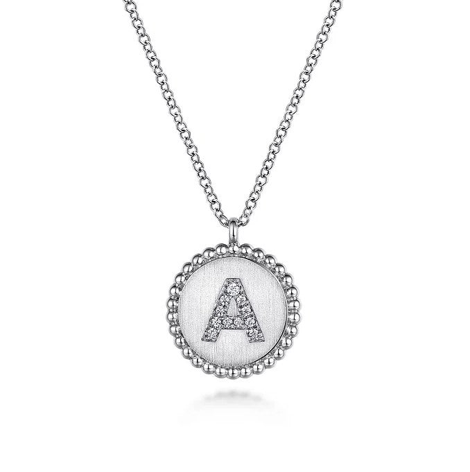 Sterling Silver .05cttw Dia Initial A Bujukan Necklace by Gabriel NY

Serial No. S2022979
Length 17.5" Main image