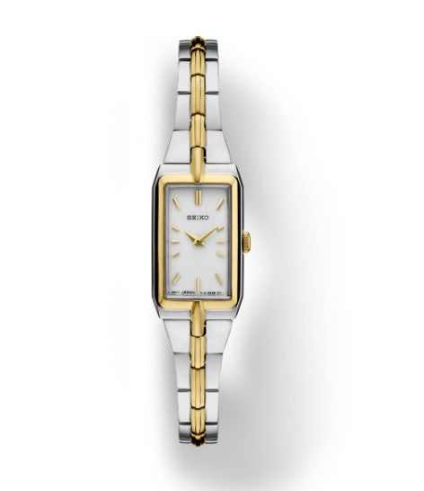 Seiko Essentials Stainless Steel Two-Tone Quartz White Dial Main image