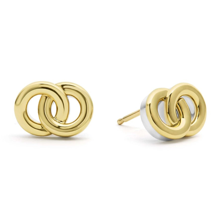 S/S 18K Signature Caviar Interlocking Stud Earrings Main image