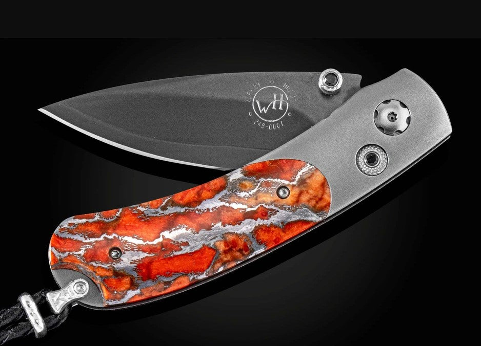 The Kestrel "Shine" Folding Titanium Pocketknife by William Henry Main image