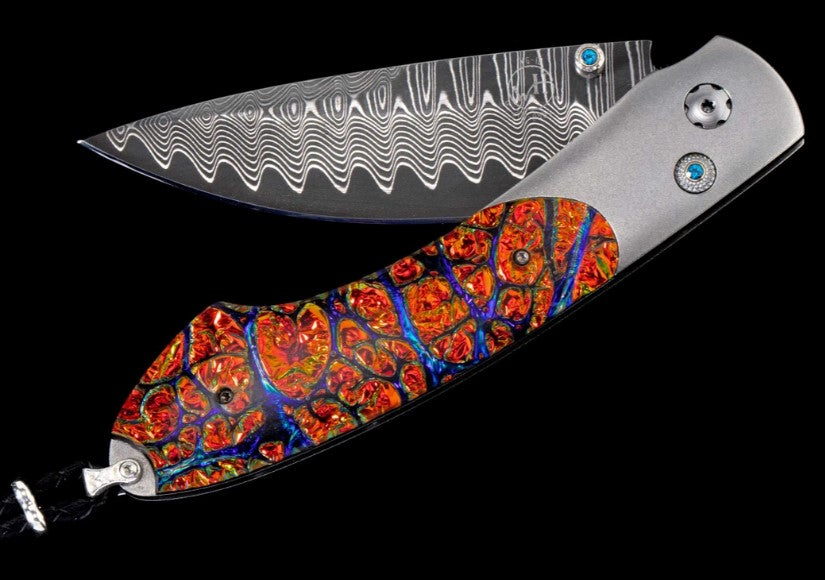The Spearpoint "Red Flash" Titanium Pocketknife by William Henry Main image