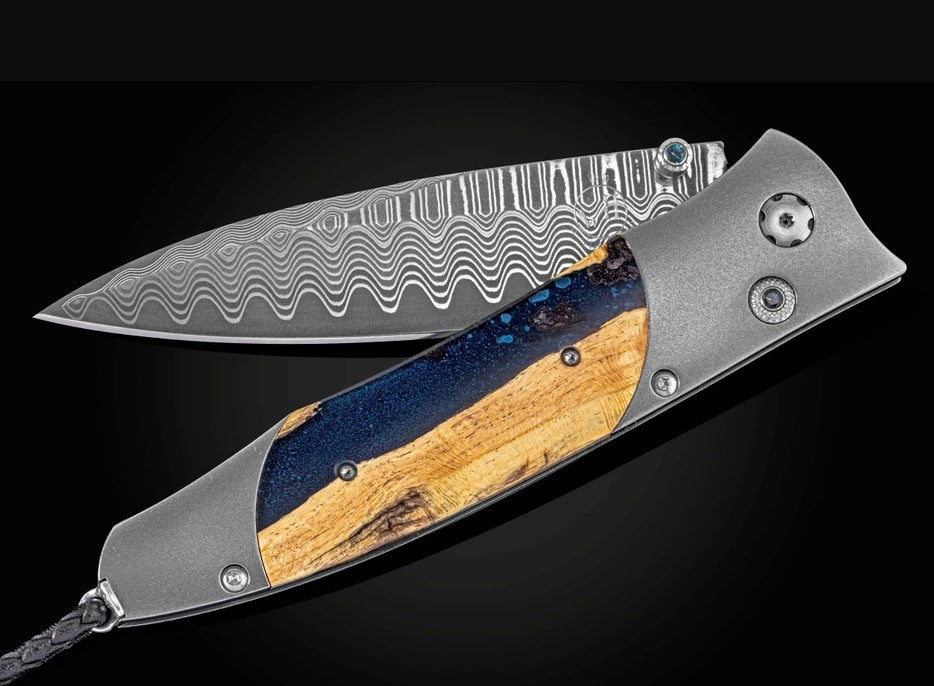 The Gentac "Cactus Blues" Titanium Pocketknife by William Henry Main image