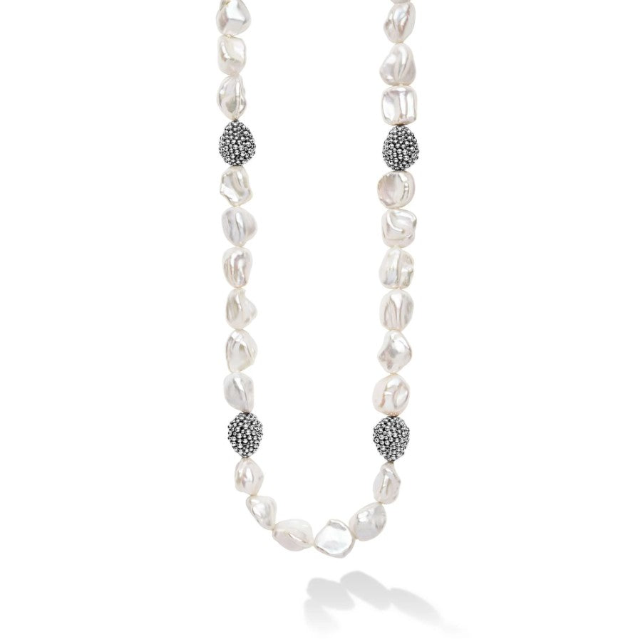 S/S Luna Pearl Keishi Strand Necklace by LAGOS, 18"