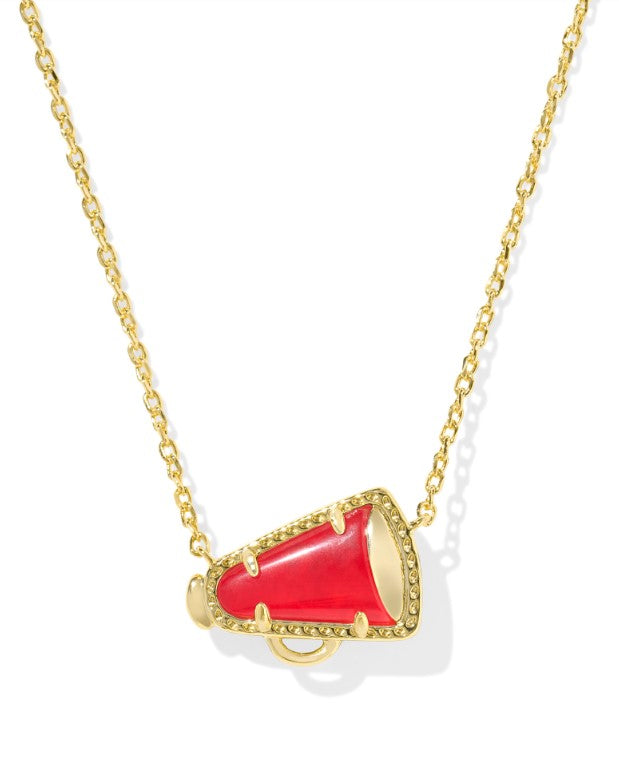 Cheer Gold Short Pendant in Red Illusion by Kendra Scott (plated over brass) Main image
