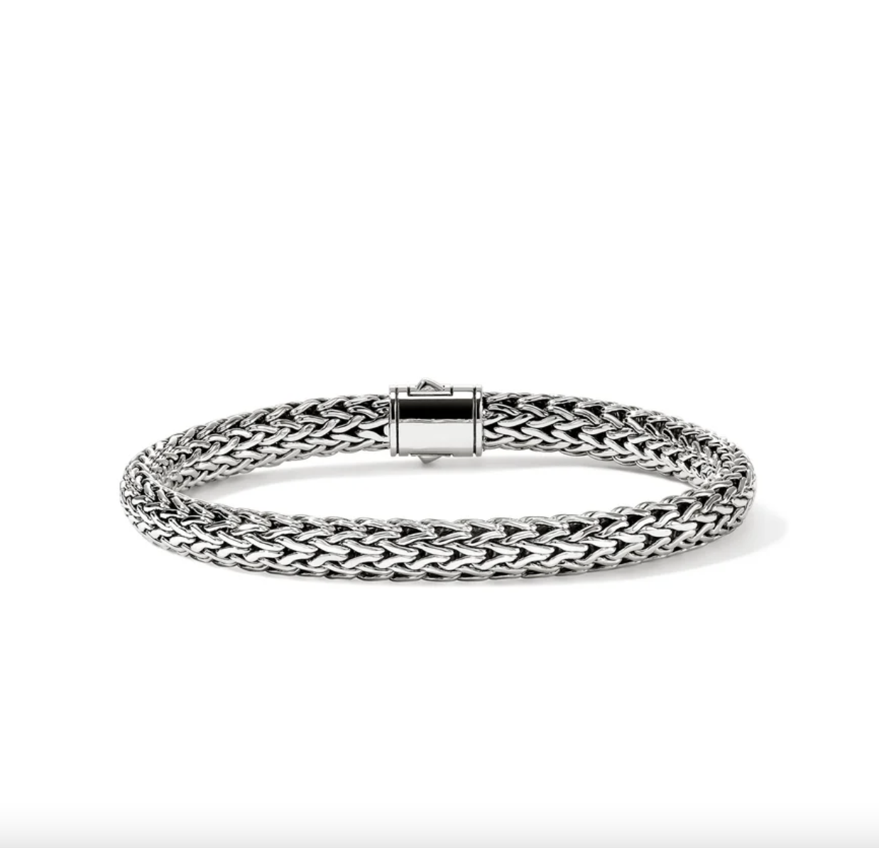 Sterling Silver & 14K Icon 6.5mm Bracelet with Gold Clasp by John Hardy