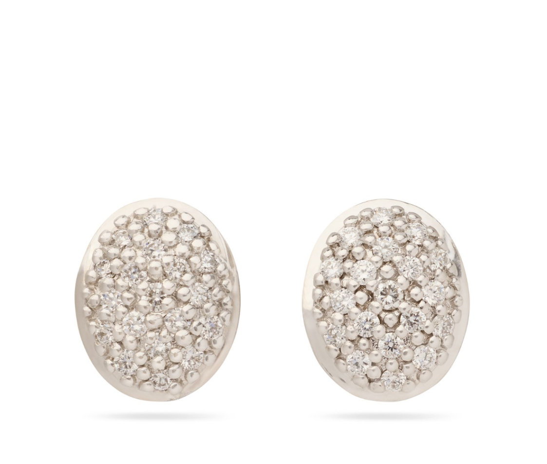 18K Two-Tone Diamond Pave Studs by Marco Bicego Main image