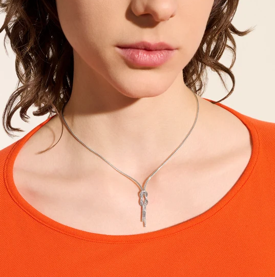Sterling Silver Love Knot Lariat Necklace by John Hardy Secondary image
