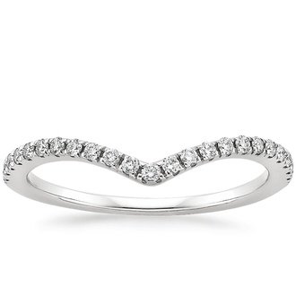 14K WG .20cttw Wedding Band by Diamonds Forever