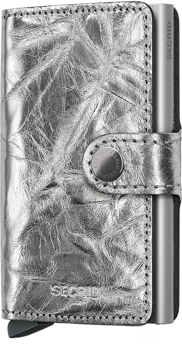 Secrid Miniwallet in Crunch Silver