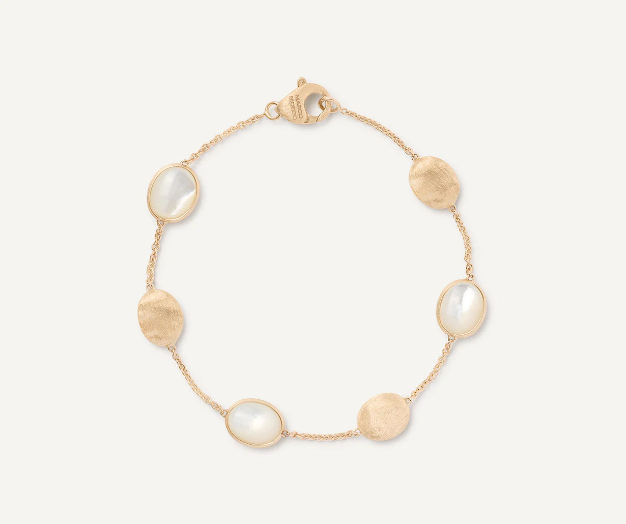 18K YG Siviglia Mother of Pearl & Gold Bracelet by Marco Bicego Main image