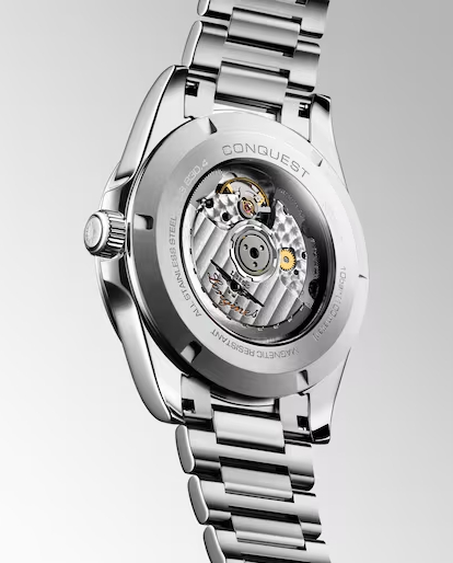 Longines Conquest 41mm Watch with Sunray Blue Dial