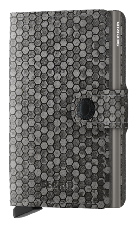 Secrid Miniwallet in Hexagon Grey