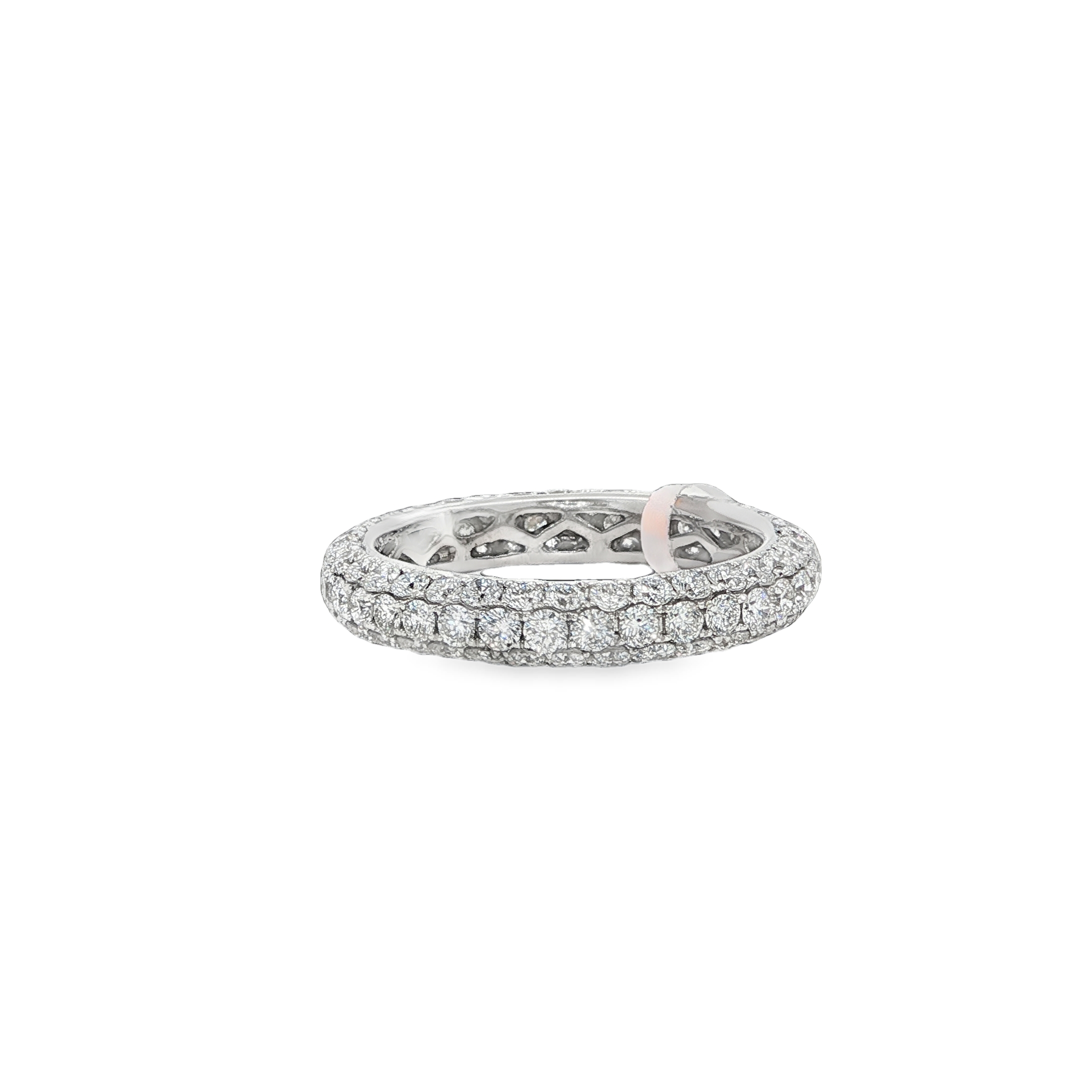14K WG 2cttw Round Diamond Eternity Band Main image
