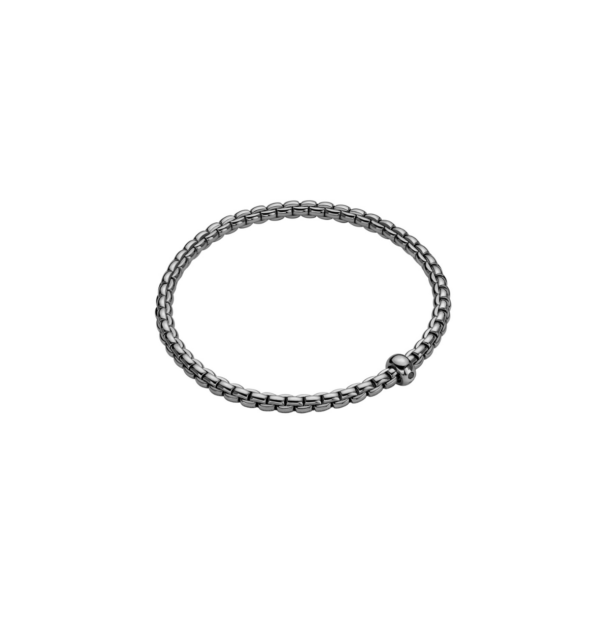 18K Gold & Black Rhodium EKA Black Diamond Flex'It Bracelet by Fope Main image