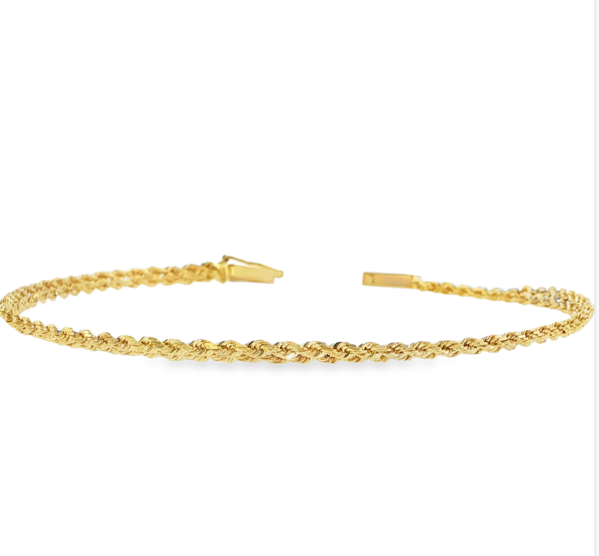14K Yellow Gold Double Rope Chain Bracelet *Estate Item Sold as is, Final Sale*