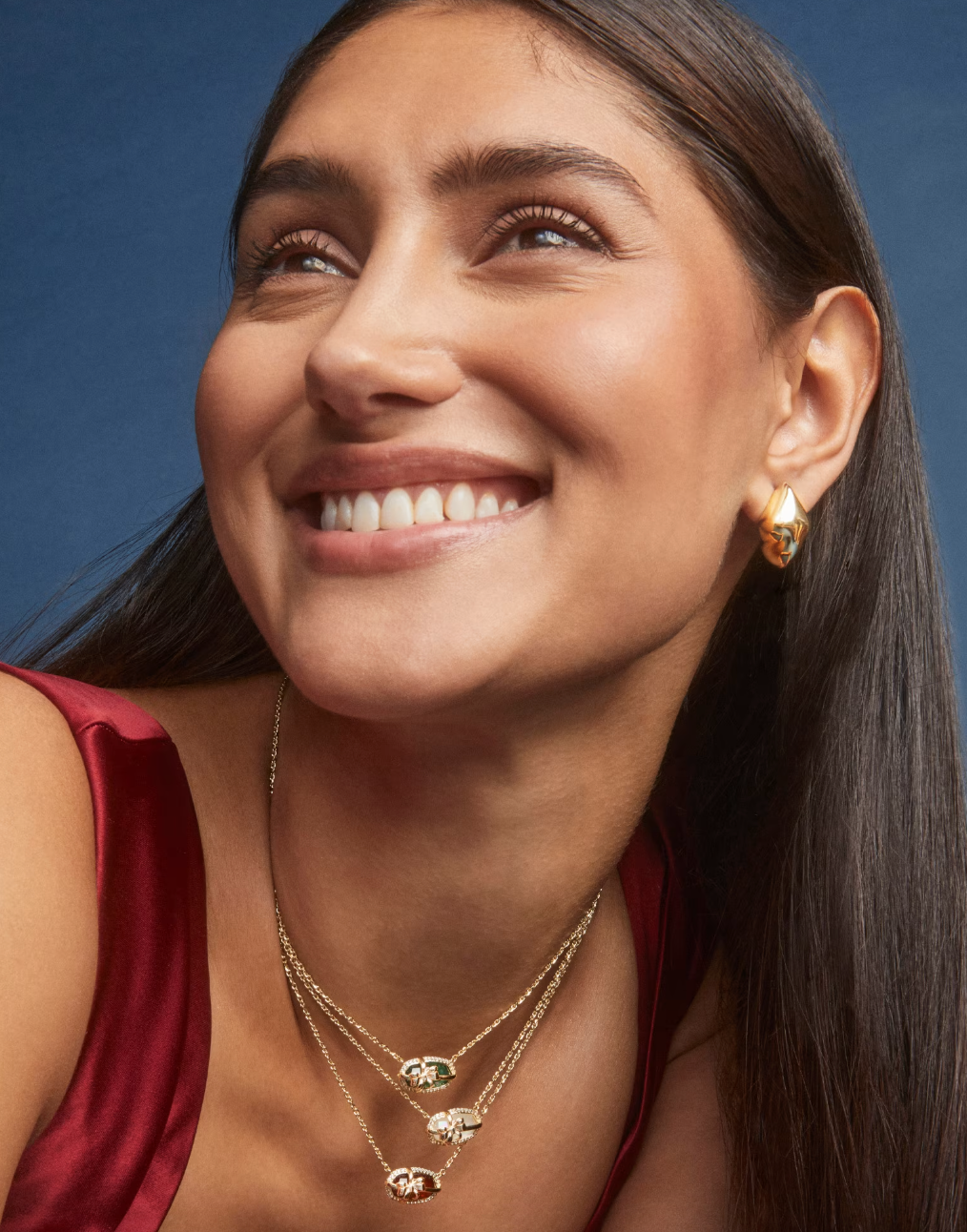 Adeline Gold Plated Stud Earrings by Kendra Scott