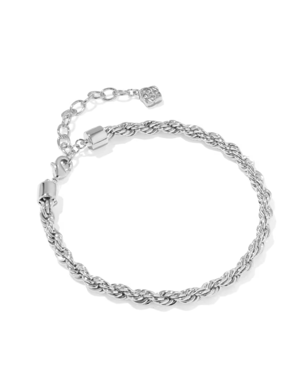 Isabelle Rhodium Plated Chain Bracelet by Kendra Scott Secondary image