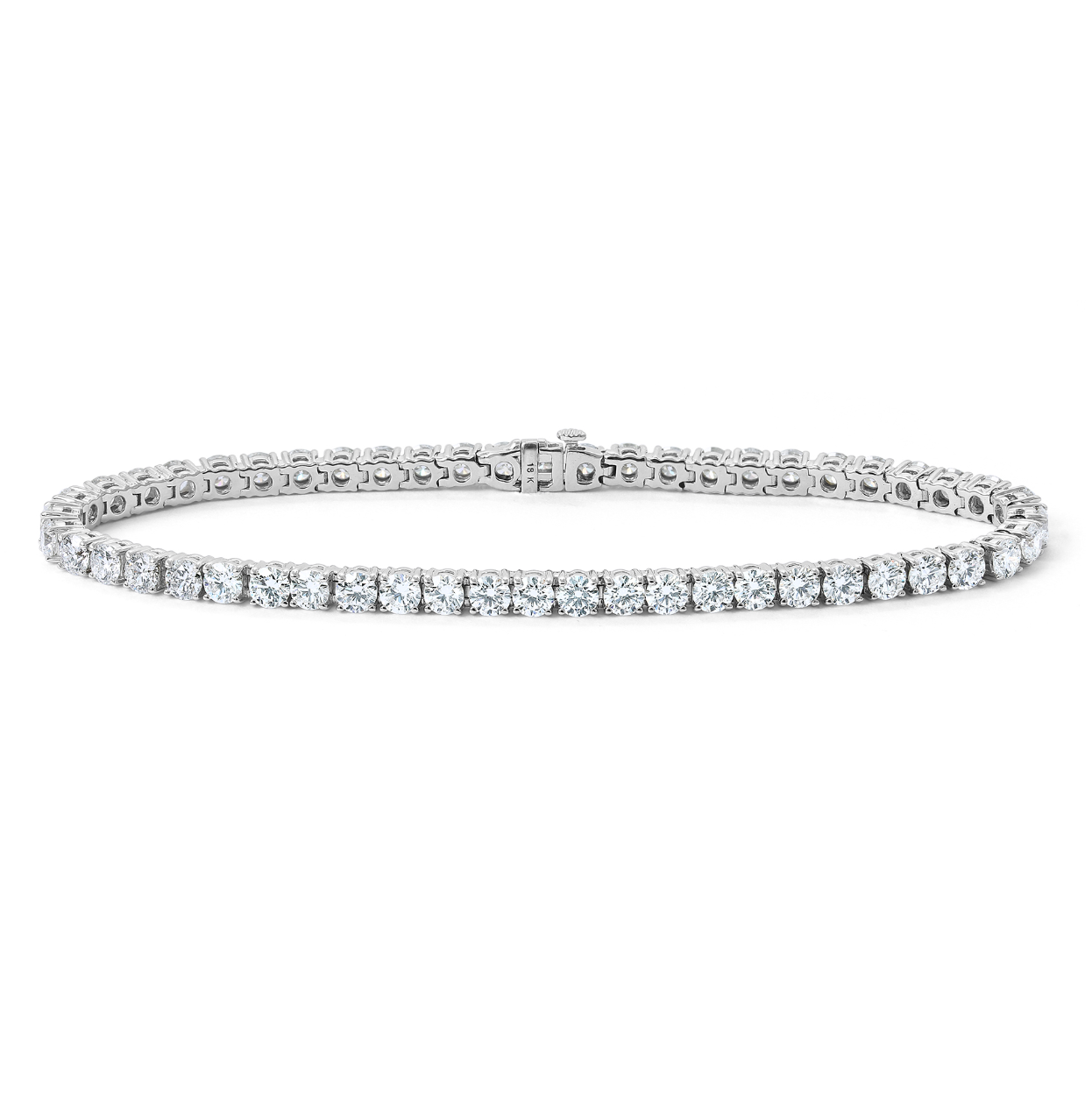 18K White Gold 7cttw Diamond Seville Tennis Bracelet Main image